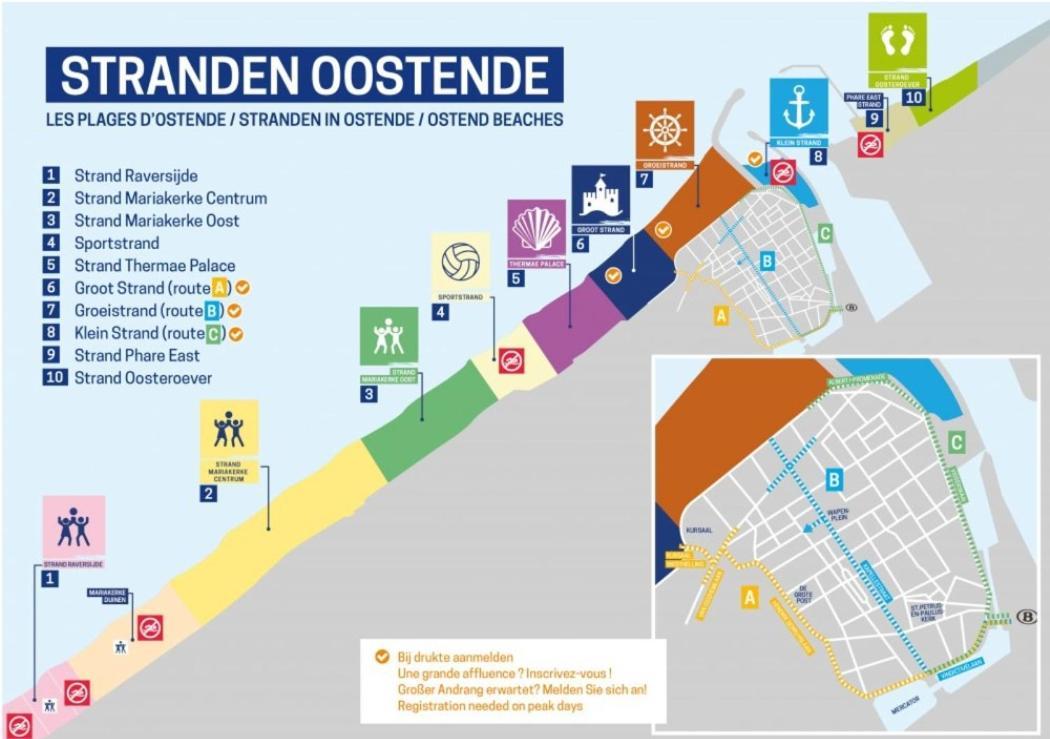 Vakantieappartement Emiel Centrum Oostende Met Garage Kültér fotó