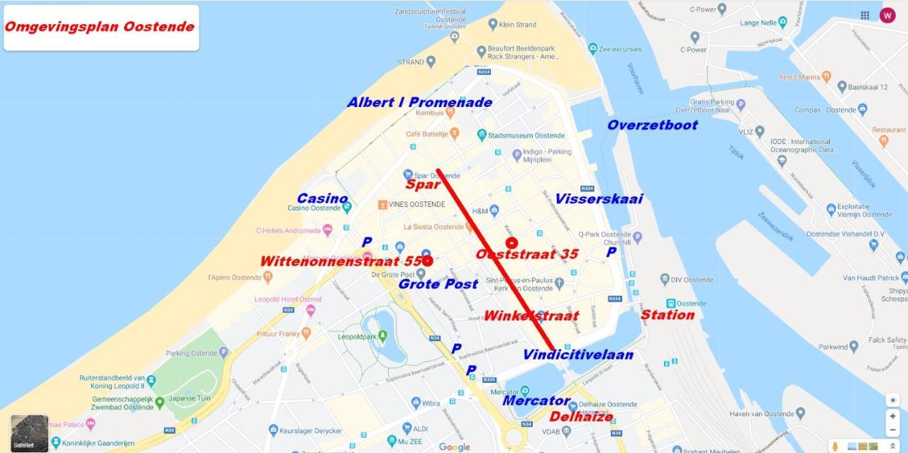 Vakantieappartement Emiel Centrum Oostende Met Garage Kültér fotó