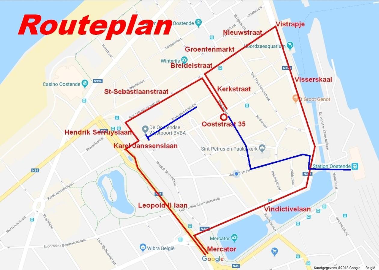 Vakantieappartement Emiel Centrum Oostende Met Garage Kültér fotó