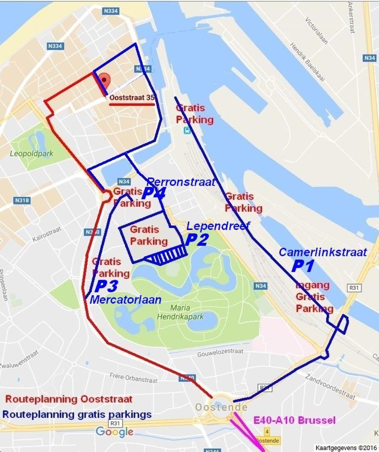 Vakantieappartement Emiel Centrum Oostende Met Garage Kültér fotó